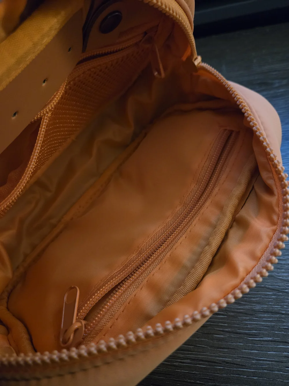 Sideline Bags Orange Cosmetic Pouch